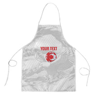 Custom Tunisia Football Apron 2026 Eagles of Carthage White Grunge - Wonder Print Shop