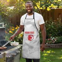 Custom Tunisia Football Apron 2026 Eagles of Carthage White Grunge - Wonder Print Shop