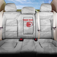 Custom Tunisia Football Back Car Seat Cover 2026 Eagles of Carthage White Grunge - Wonder Print Shop
