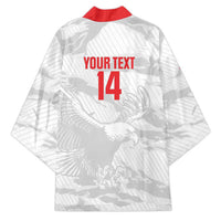 Custom Tunisia Football Kimono 2026 Eagles of Carthage White Grunge - Wonder Print Shop