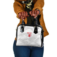 Custom Tunisia Football Shoulder Handbag 2026 Eagles of Carthage White Grunge - Wonder Print Shop