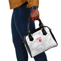 Custom Tunisia Football Shoulder Handbag 2026 Eagles of Carthage White Grunge - Wonder Print Shop