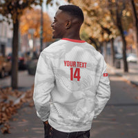 Custom Tunisia Football Sweatshirt 2026 Eagles of Carthage White Grunge - Wonder Print Shop