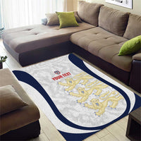 Custom England 2026 Football Area Rug Go Three Lions Grunge Style - Wonder Print Shop