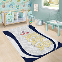 Custom England 2026 Football Area Rug Go Three Lions Grunge Style - Wonder Print Shop
