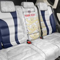 Custom England 2026 Football Back Car Seat Cover Go Three Lions Grunge Style - Wonder Print Shop