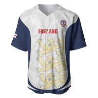 Custom England 2026 Football Baseball Jersey Go Three Lions Grunge Style - Wonder Print Shop