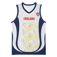 Custom England 2026 Football Basketball Jersey Go Three Lions Grunge Style - Wonder Print Shop