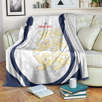 Custom England 2026 Football Blanket Go Three Lions Grunge Style - Wonder Print Shop