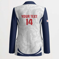 Custom England 2026 Football Blazer Go Three Lions Grunge Style - Wonder Print Shop