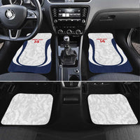 Custom England 2026 Football Car Mats Go Three Lions Grunge Style - Wonder Print Shop