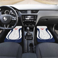 Custom England 2026 Football Car Mats Go Three Lions Grunge Style - Wonder Print Shop