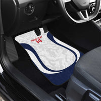 Custom England 2026 Football Car Mats Go Three Lions Grunge Style - Wonder Print Shop