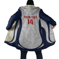 Custom England 2026 Football Cloak Go Three Lions Grunge Style - Wonder Print Shop