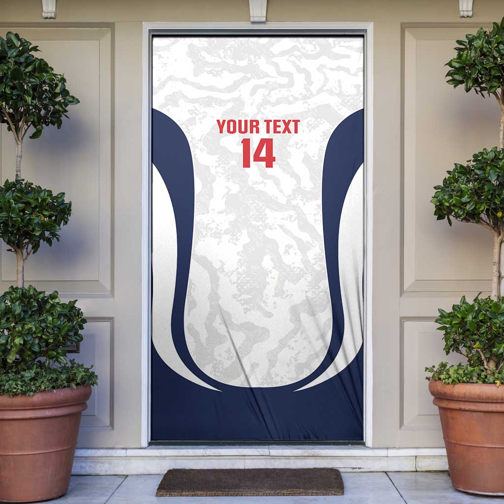 Custom England 2026 Football Door Cover Go Three Lions Grunge Style - Wonder Print Shop