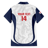 Custom England 2026 Football Family Matching Summer Maxi Dress and Hawaiian Shirt Go Three Lions Grunge Style - Wonder Print Shop