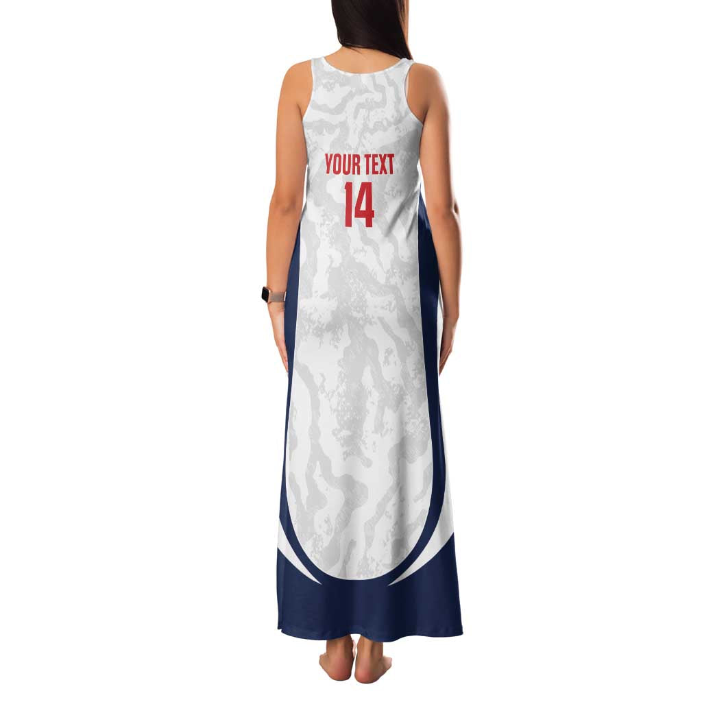 Custom England 2026 Football Family Matching Tank Maxi Dress and Hawaiian Shirt Go Three Lions Grunge Style - Wonder Print Shop