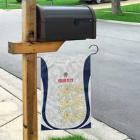 Custom England 2026 Football Garden Flag Go Three Lions Grunge Style - Wonder Print Shop
