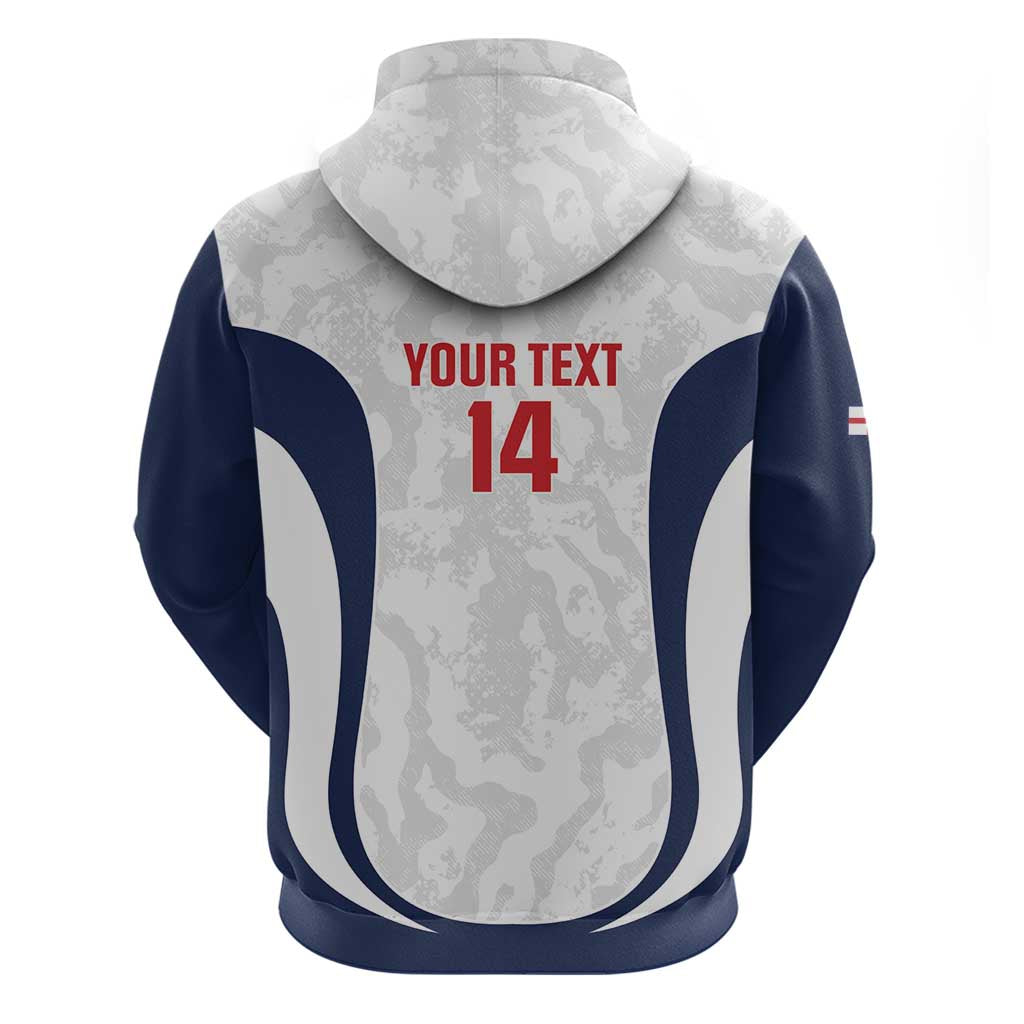 Custom England 2026 Football Hoodie Go Three Lions Grunge Style - Wonder Print Shop