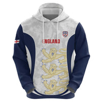 Custom England 2026 Football Hoodie Go Three Lions Grunge Style - Wonder Print Shop