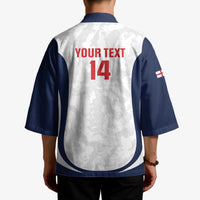 Custom England 2026 Football Kimono Go Three Lions Grunge Style - Wonder Print Shop
