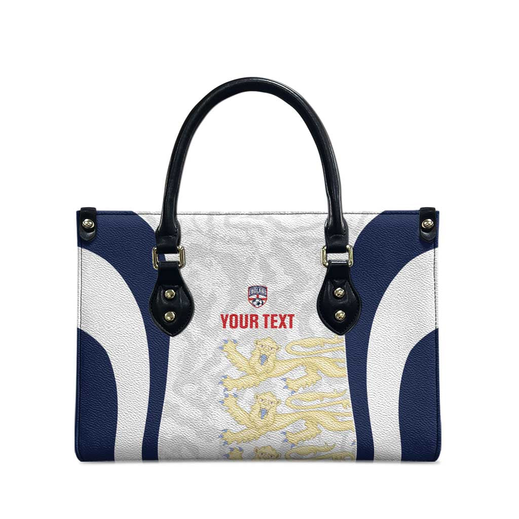 Custom England 2026 Football Leather Bag Go Three Lions Grunge Style - Wonder Print Shop
