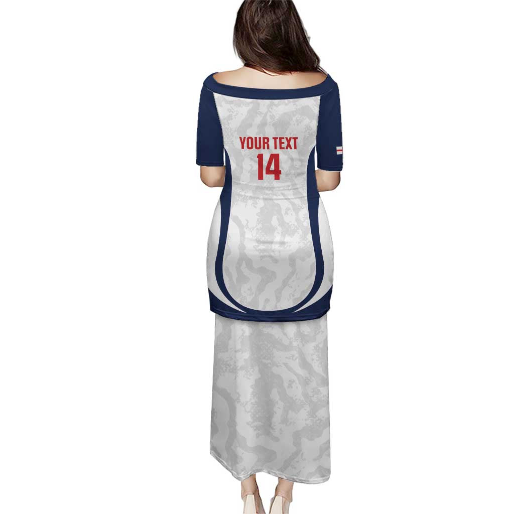 Custom England 2026 Football Puletasi Go Three Lions Grunge Style - Wonder Print Shop