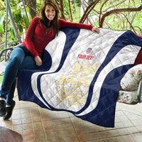 Custom England 2026 Football Quilt Go Three Lions Grunge Style - Wonder Print Shop