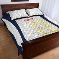 Custom England 2026 Football Quilt Bed Set Go Three Lions Grunge Style - Wonder Print Shop