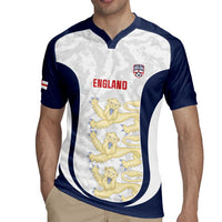 Custom England 2026 Football Rugby Jersey Go Three Lions Grunge Style - Wonder Print Shop