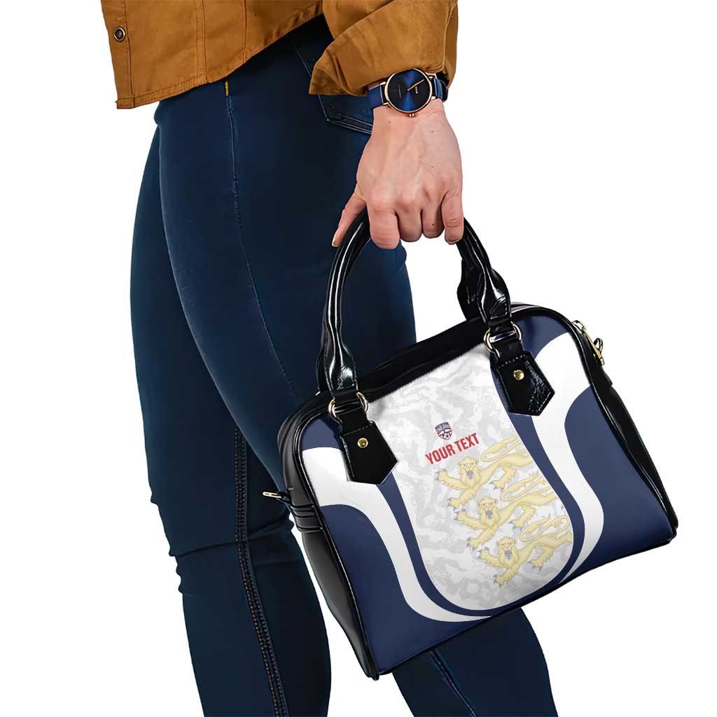 Custom England 2026 Football Shoulder Handbag Go Three Lions Grunge Style - Wonder Print Shop