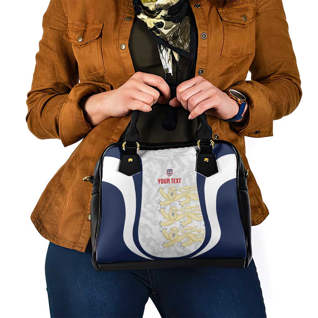 Custom England 2026 Football Shoulder Handbag Go Three Lions Grunge Style - Wonder Print Shop