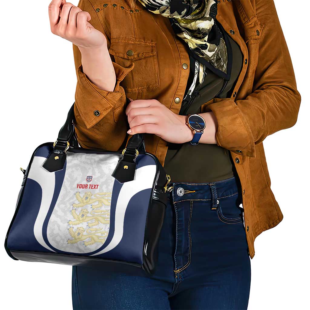 Custom England 2026 Football Shoulder Handbag Go Three Lions Grunge Style - Wonder Print Shop