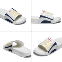 Custom England 2026 Football Slide Sandals Go Three Lions Grunge Style - Wonder Print Shop
