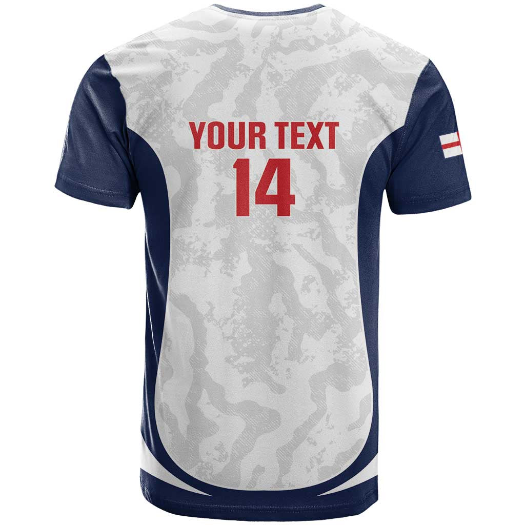 Custom England 2026 Football T Shirt Go Three Lions Grunge Style - Wonder Print Shop