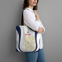 Custom England 2026 Football Tote Bag Go Three Lions Grunge Style - Wonder Print Shop