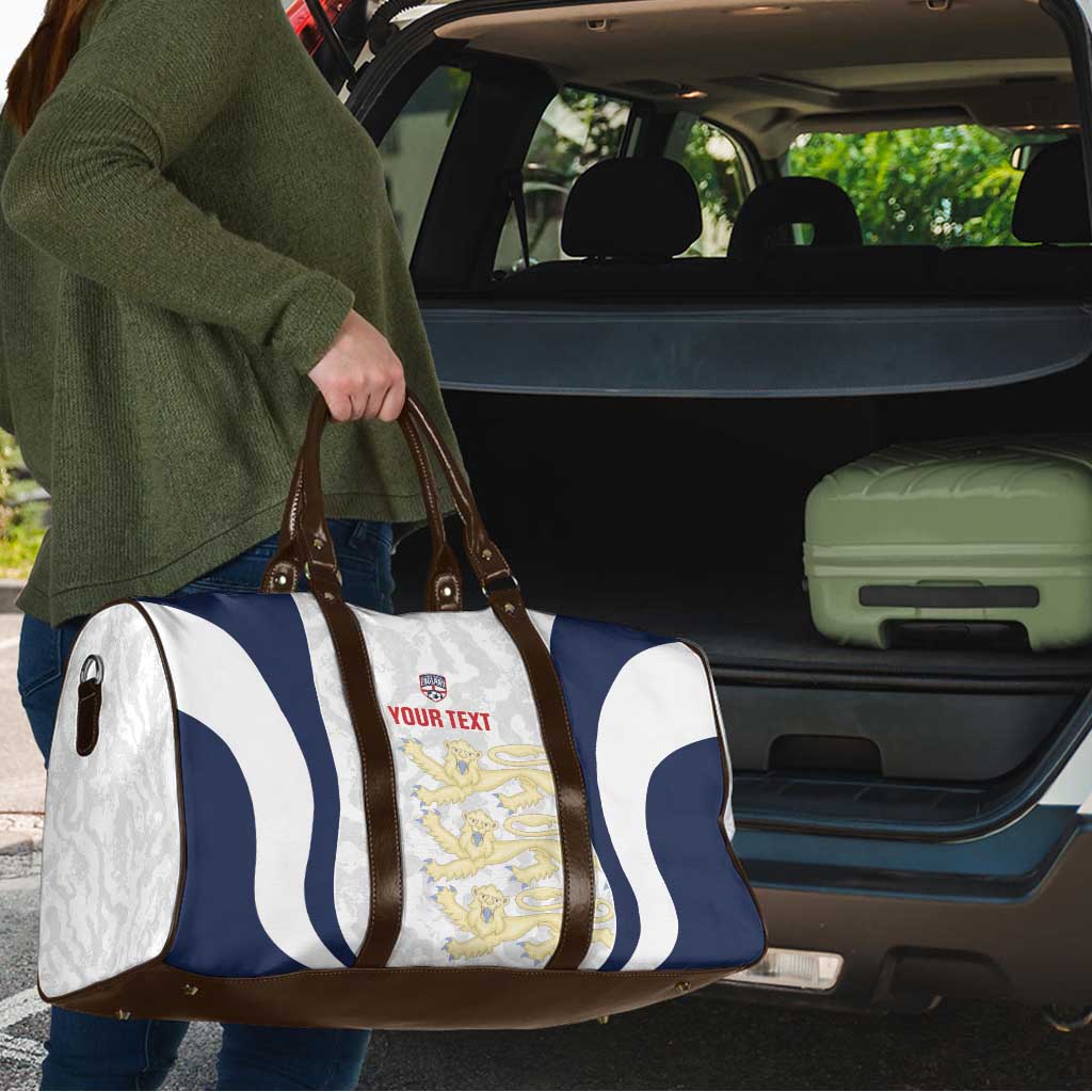 Custom England 2026 Football Travel Bag Go Three Lions Grunge Style - Wonder Print Shop