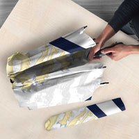 Custom England 2026 Football Umbrella Go Three Lions Grunge Style - Wonder Print Shop