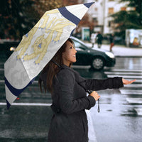 Custom England 2026 Football Umbrella Go Three Lions Grunge Style - Wonder Print Shop