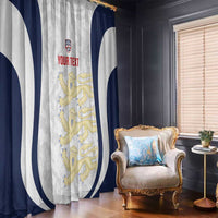 Custom England 2026 Football Window Curtain Go Three Lions Grunge Style - Wonder Print Shop
