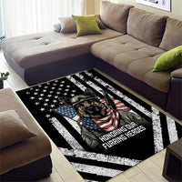 USA National K9 Veterans Day Area Rug Honoring Our Furring Heroes