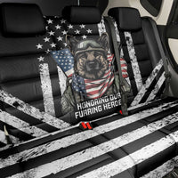 USA National K9 Veterans Day Back Car Seat Cover Honoring Our Furring Heroes