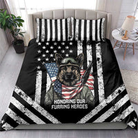 USA National K9 Veterans Day Bedding Set Honoring Our Furring Heroes