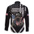 USA National K9 Veterans Day Family Matching Long Sleeve Bodycon Dress and Hawaiian Shirt Honoring Our Furring Heroes