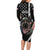 USA National K9 Veterans Day Family Matching Long Sleeve Bodycon Dress and Hawaiian Shirt Honoring Our Furring Heroes