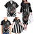 USA National K9 Veterans Day Family Matching Off The Shoulder Long Sleeve Dress and Hawaiian Shirt Honoring Our Furring Heroes