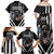 USA National K9 Veterans Day Family Matching Off Shoulder Maxi Dress and Hawaiian Shirt Honoring Our Furring Heroes