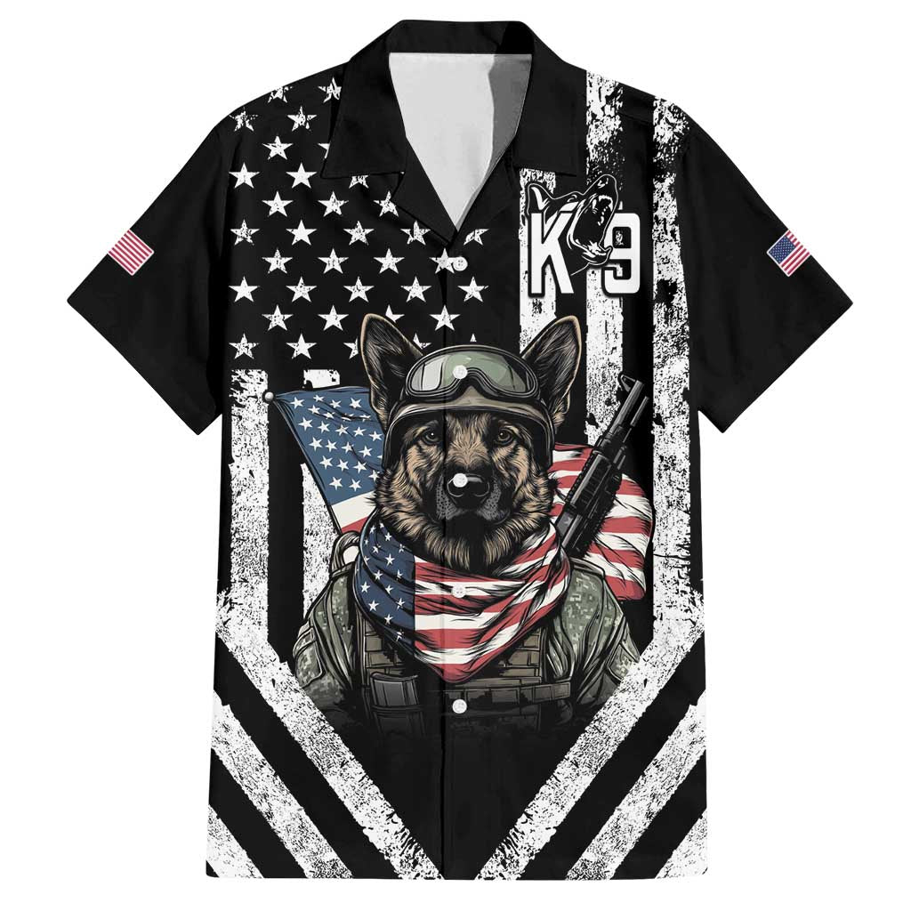 USA National K9 Veterans Day Family Matching Off Shoulder Maxi Dress and Hawaiian Shirt Honoring Our Furring Heroes