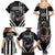 USA National K9 Veterans Day Family Matching Summer Maxi Dress and Hawaiian Shirt Honoring Our Furring Heroes