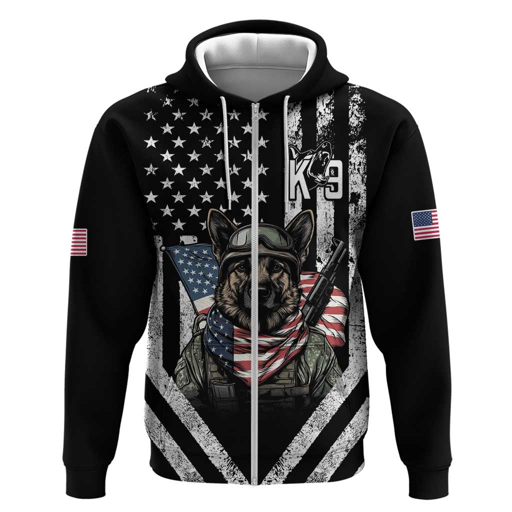 USA National K9 Veterans Day Hoodie Honoring Our Furring Heroes